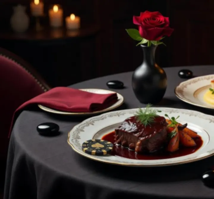 Wykwintne dania główne serwowane w eleganckiej restauracji
